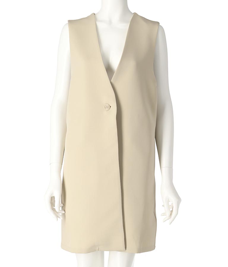 ダブルクロス ロング ジレ 364-9664