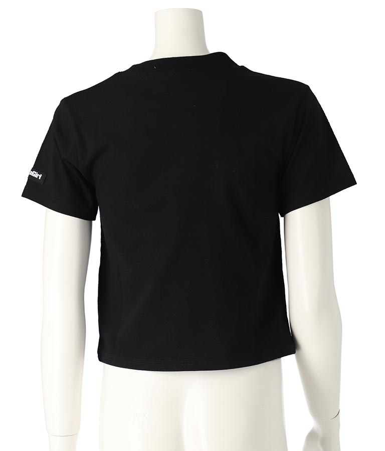 デニム バタフライ ワッペン モチーフ ミニ Tシャツ 913-7633