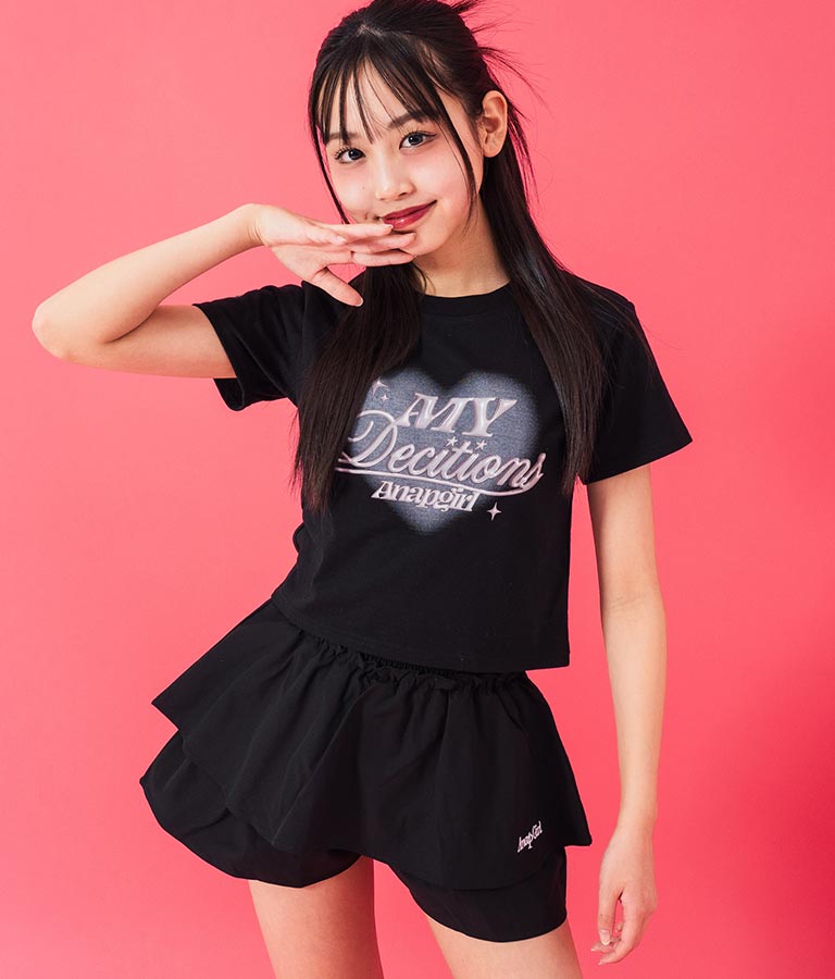 3D ロゴ プリント Tシャツ 913-7628