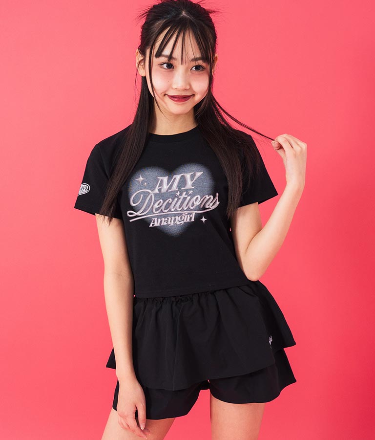 3D ロゴ プリント Tシャツ 913-7628