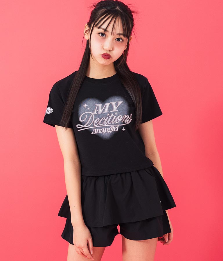 3D ロゴ プリント Tシャツ 913-7628