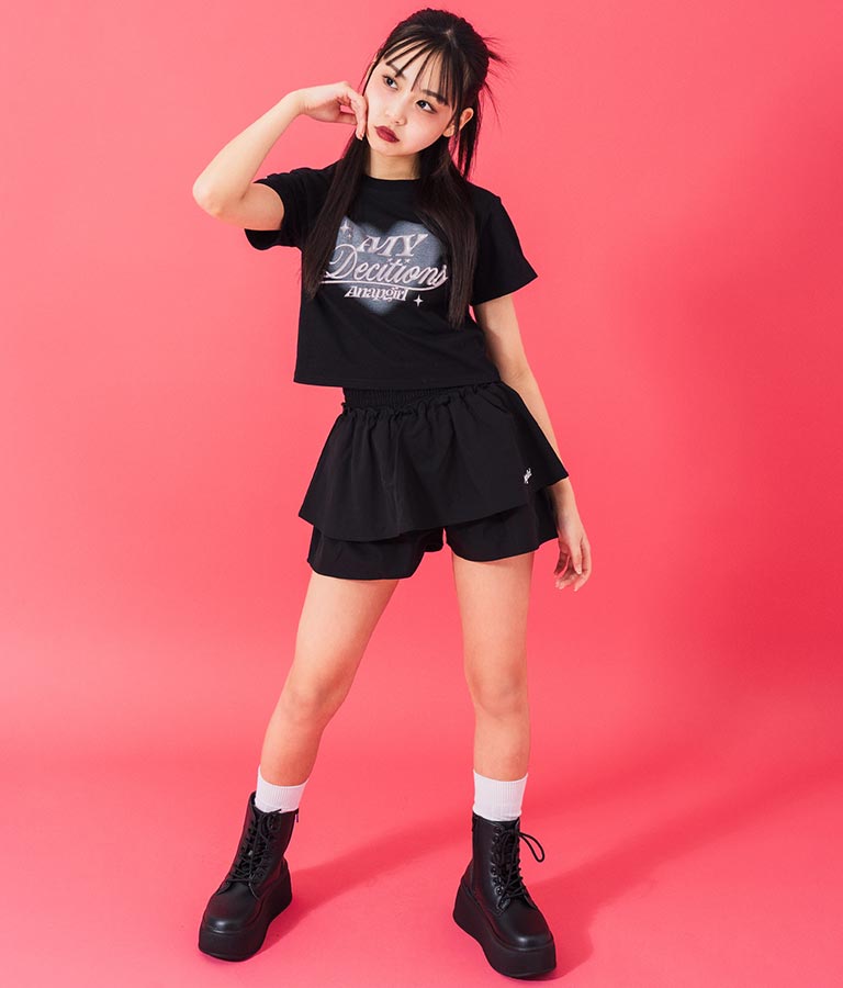 3D ロゴ プリント Tシャツ 913-7628