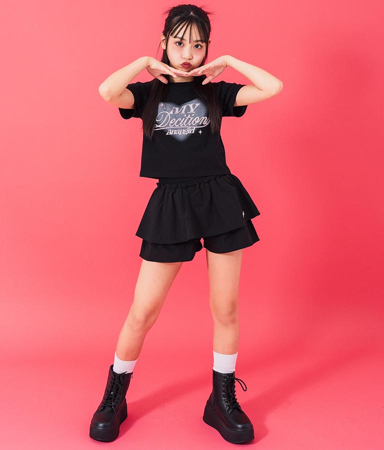 3D ロゴ プリント Tシャツ 913-7628