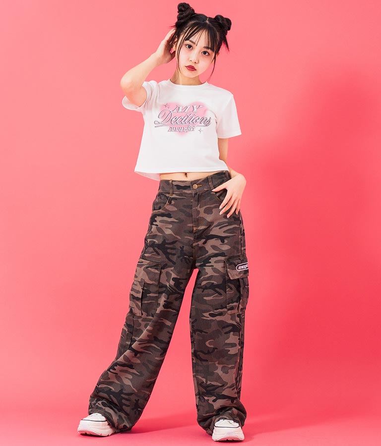 3D ロゴ プリント Tシャツ 913-7628