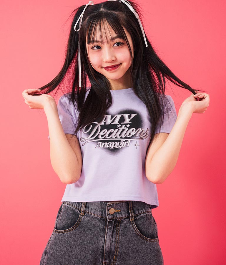 3D ロゴ プリント Tシャツ 913-7628