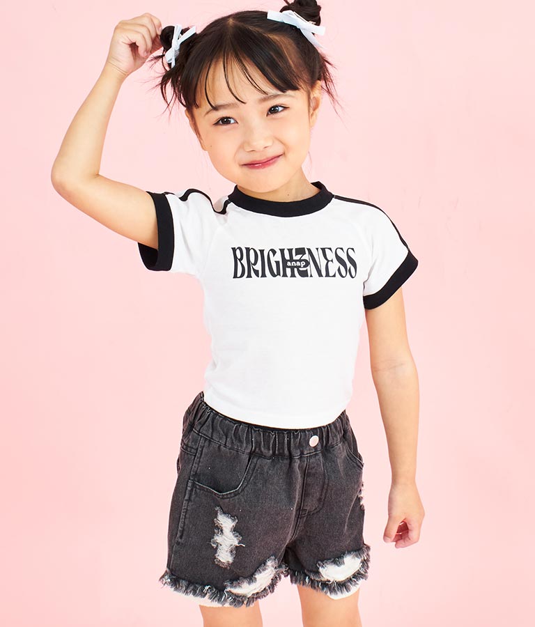 ショルダー ライン リンガー Tシャツ 423-3367