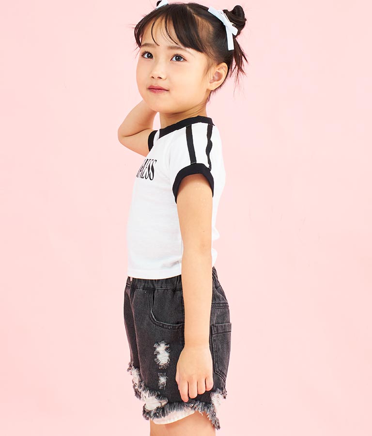 ショルダー ライン リンガー Tシャツ 423-3367