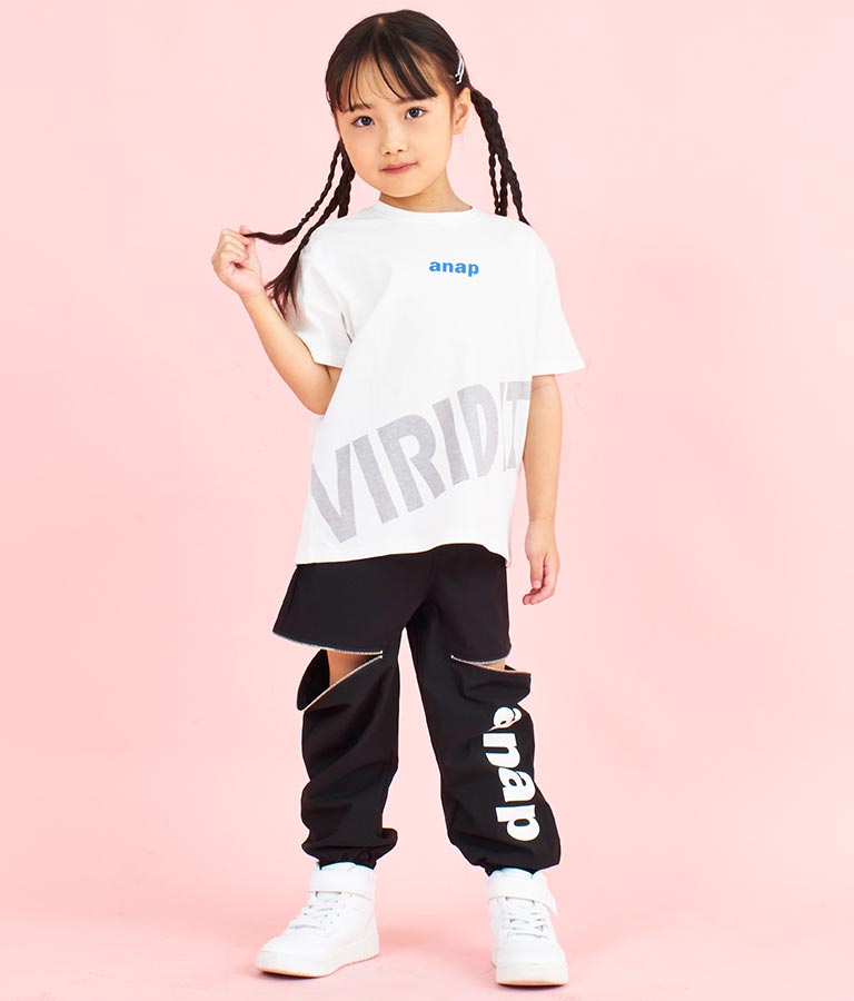 ジップ デザイン カーゴ パンツ 422-3370