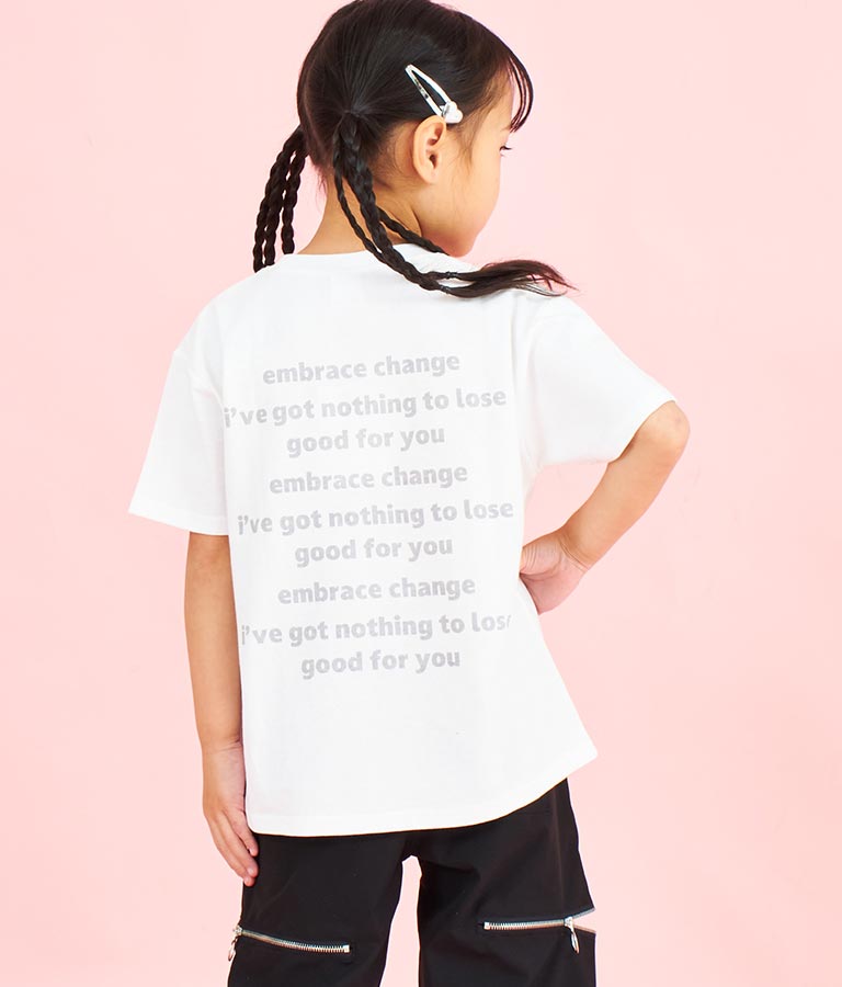 コットン 100% ロゴ プリント ビッグ Tシャツ