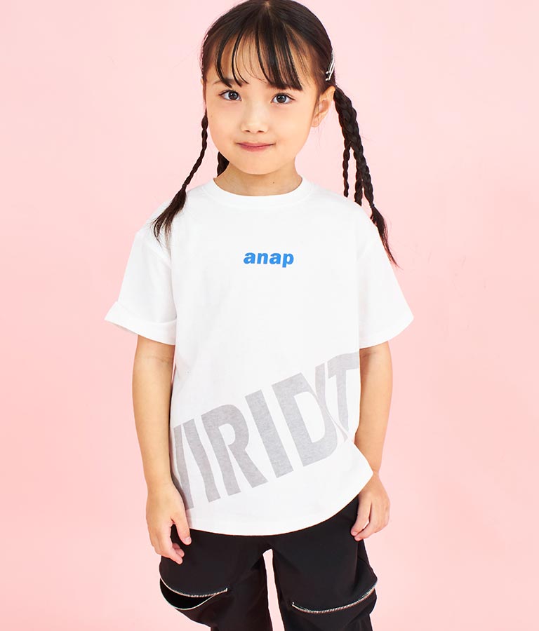 コットン 100% ロゴ プリント ビッグ Tシャツ 423-3369