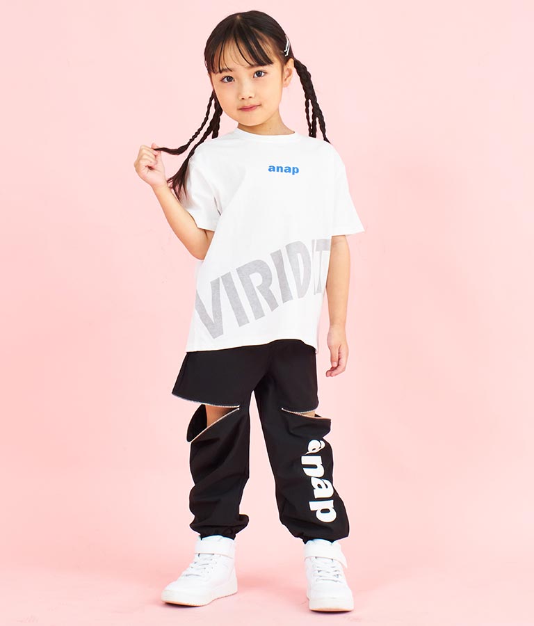 コットン 100% ロゴ プリント ビッグ Tシャツ 423-3369