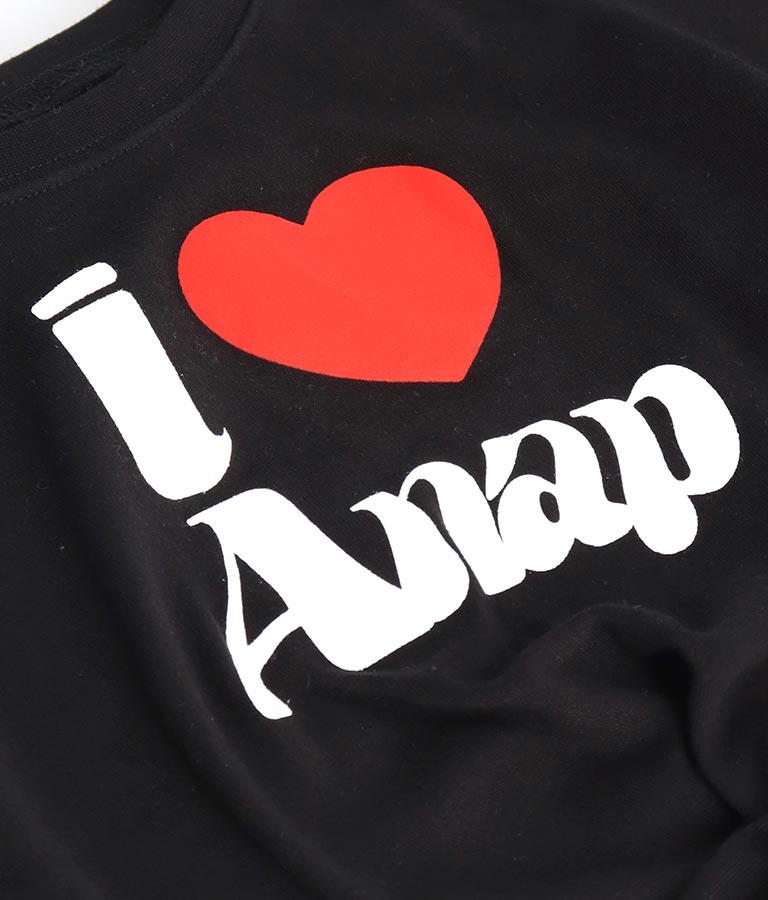 I LOVE ロゴ ウエスト クロス ミニ Tシャツ【ジュニアお揃い】 423-3374