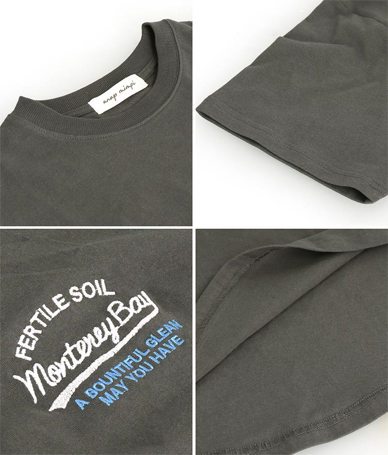 SURF ロゴ 刺繍 オーバーサイズ シルエット 半袖 Tシャツ 853-5928