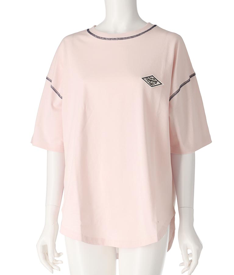 オルテガ デニム ワッペン オーバーサイズ 半袖 Tシャツ 853-5930