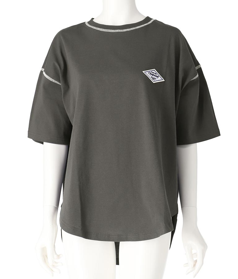 オルテガ デニム ワッペン オーバーサイズ 半袖 Tシャツ 853-5930