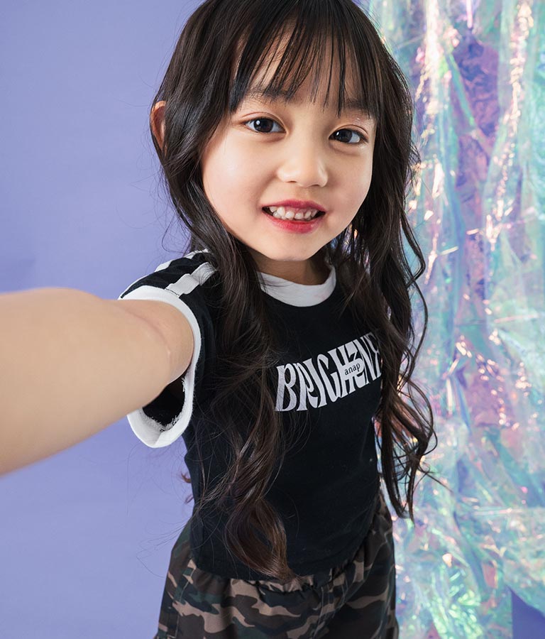 ショルダー ライン リンガー Tシャツ 423-3367