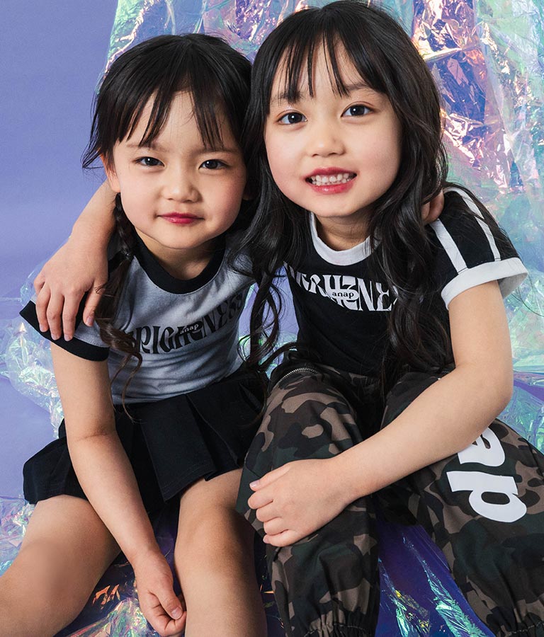 ショルダー ライン リンガー Tシャツ 423-3367