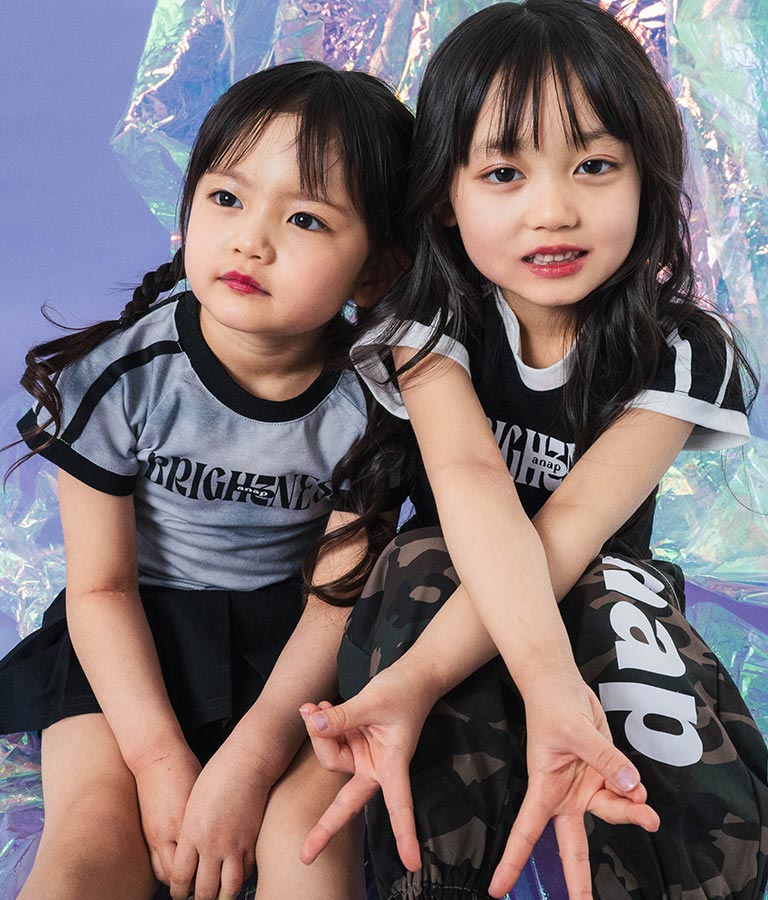 ショルダー ライン リンガー Tシャツ 423-3367