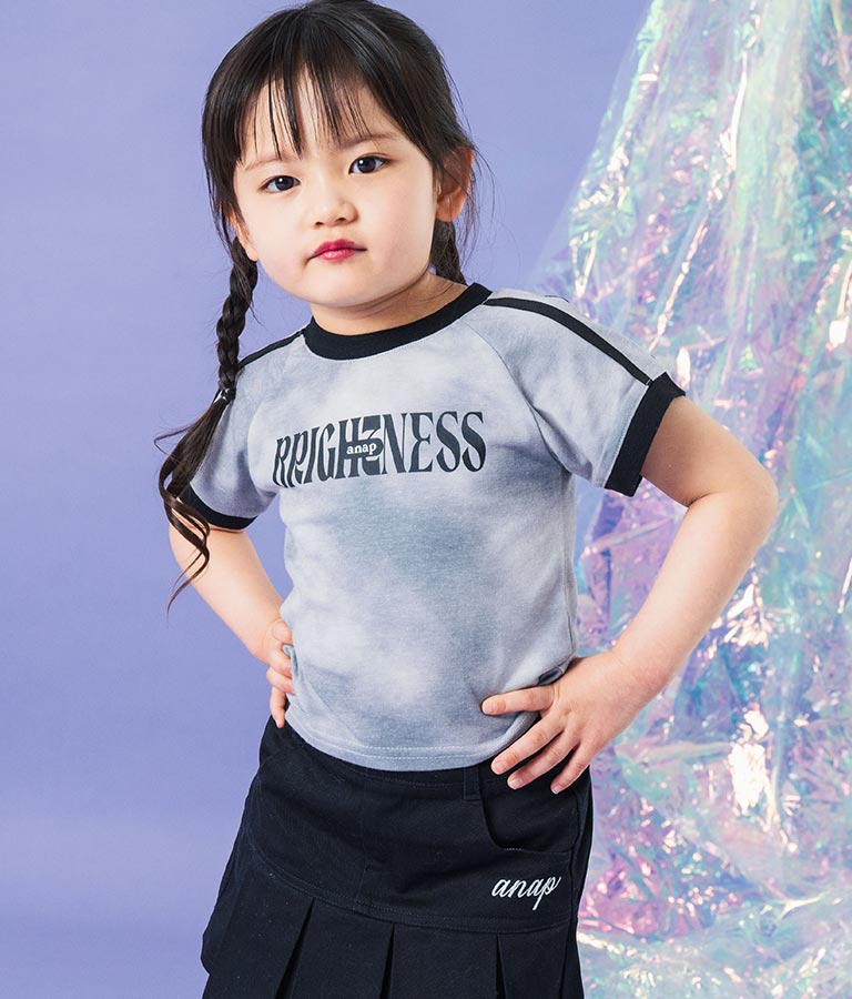 ショルダー ライン リンガー Tシャツ 423-3367