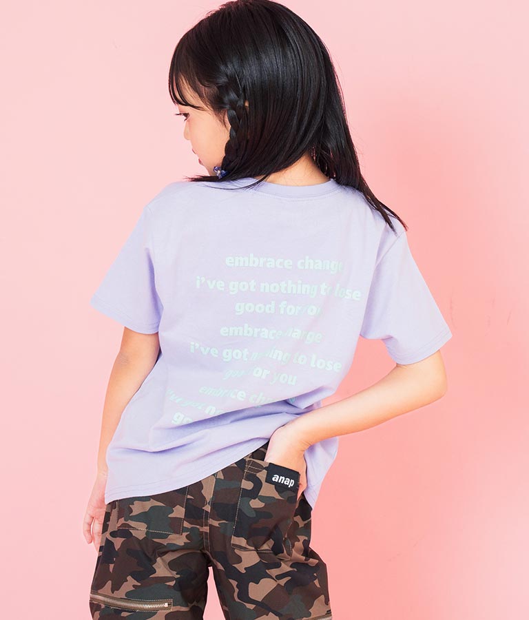 コットン 100% ロゴ プリント ビッグ Tシャツ 423-3369