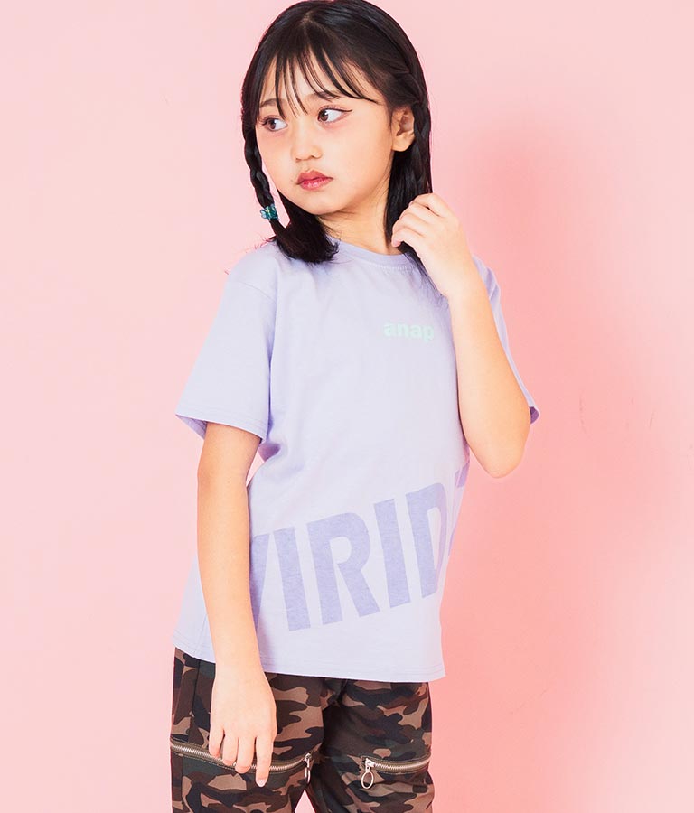 コットン 100% ロゴ プリント ビッグ Tシャツ 423-3369