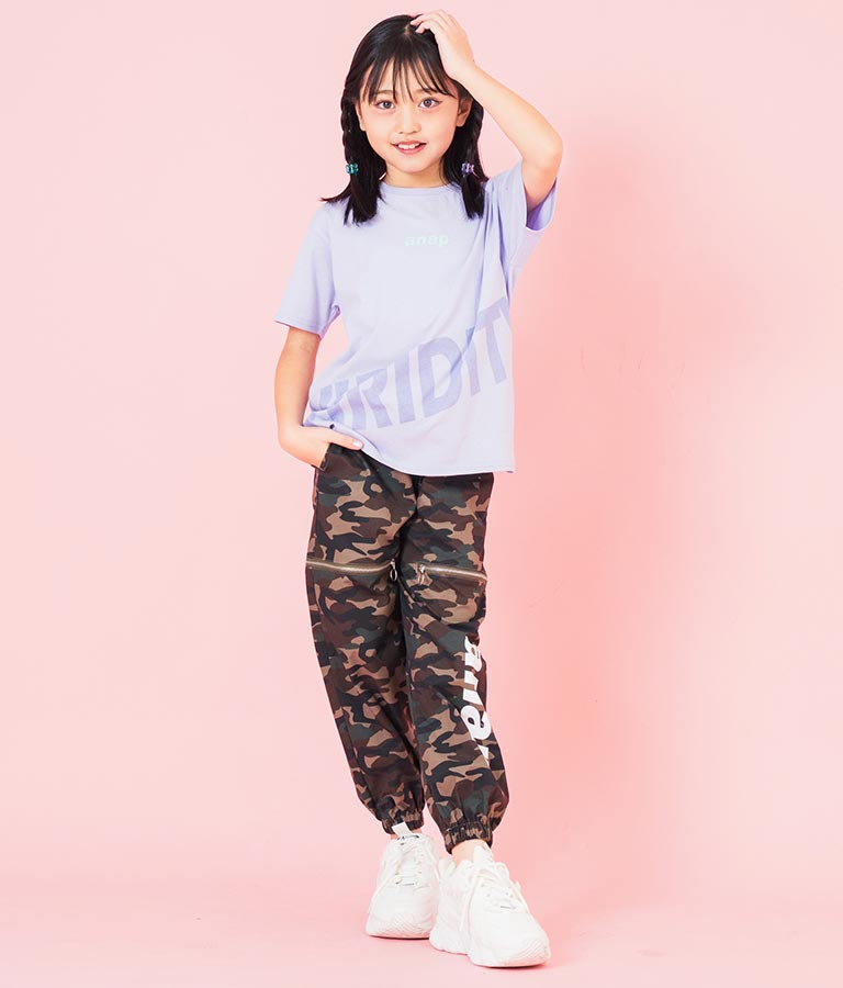 コットン 100% ロゴ プリント ビッグ Tシャツ 423-3369