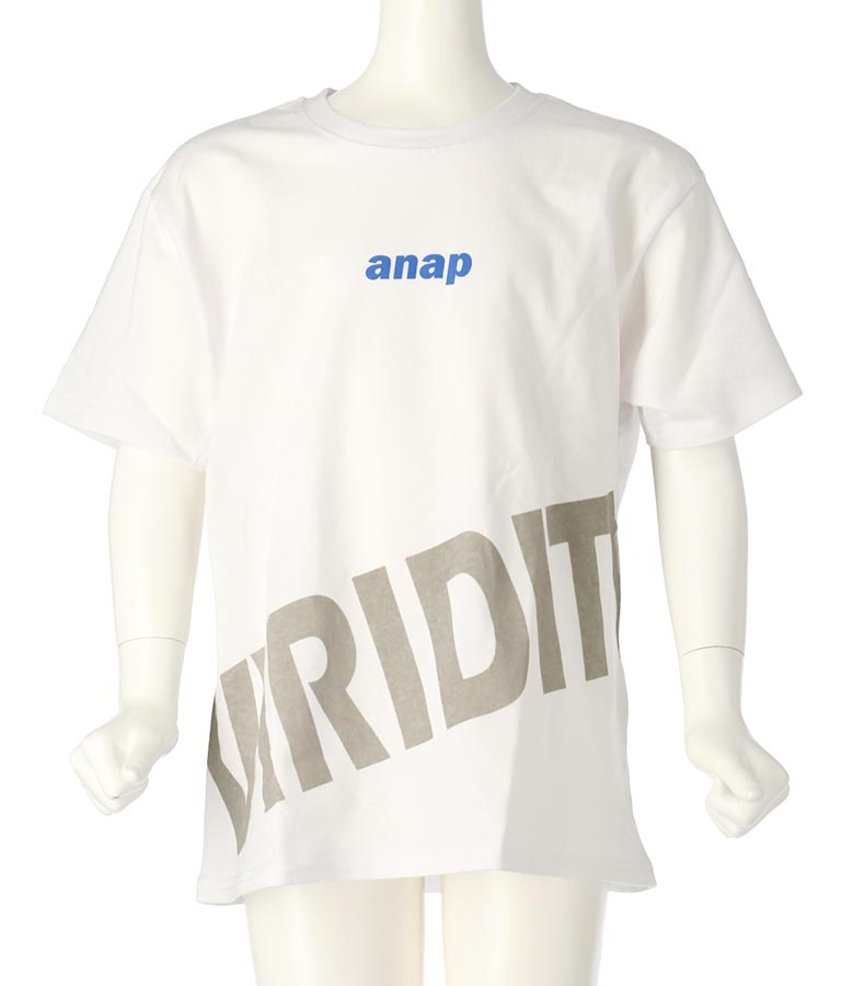コットン 100% ロゴ プリント ビッグ Tシャツ 423-3369