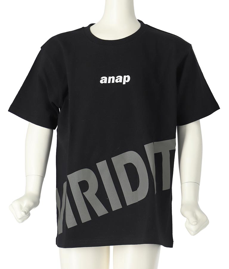 コットン 100% ロゴ プリント ビッグ Tシャツ 423-3369