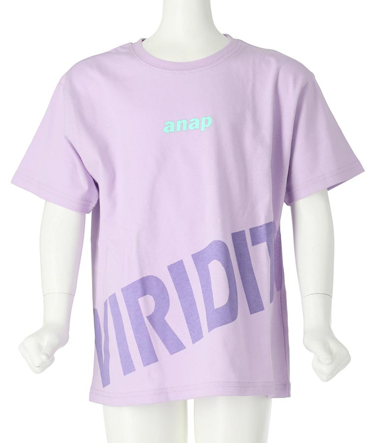 コットン 100% ロゴ プリント ビッグ Tシャツ 423-3369