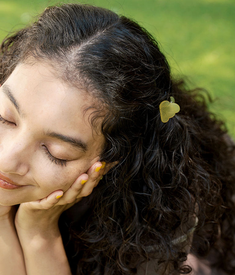 2セット モクモク クリア カラー ミニ ヘア クリップ 859-5944