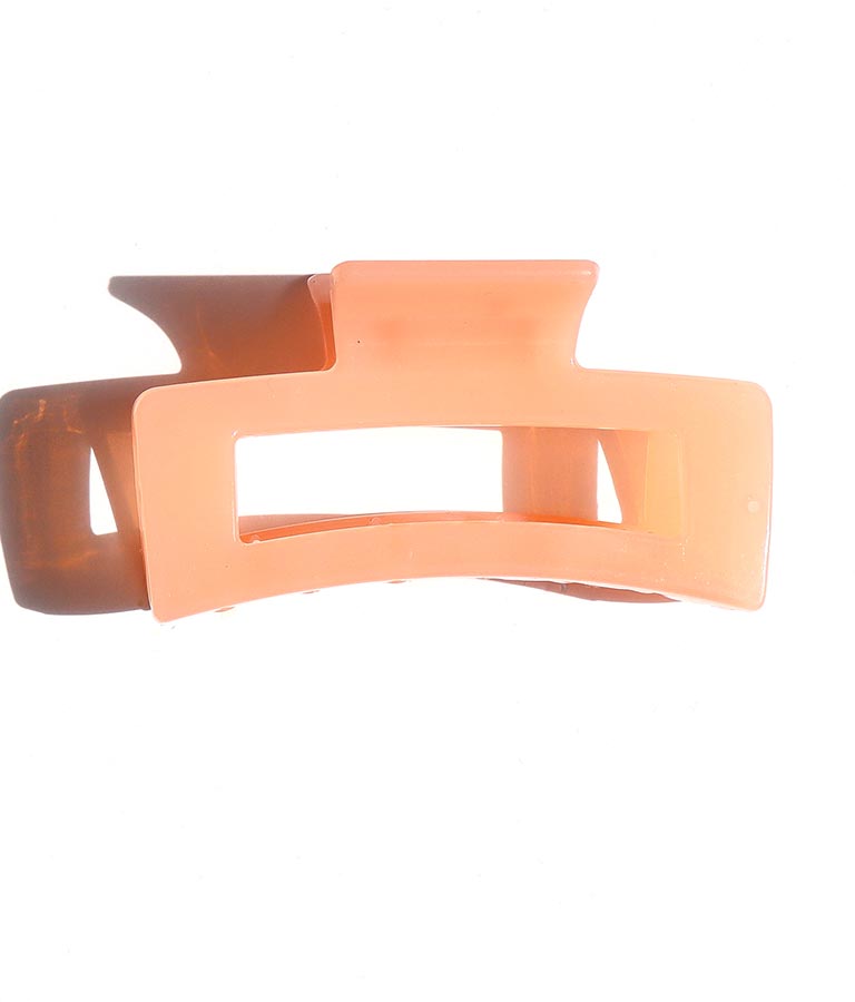 クリーミークリアスクエアビッグバンスクリップ 819-6519