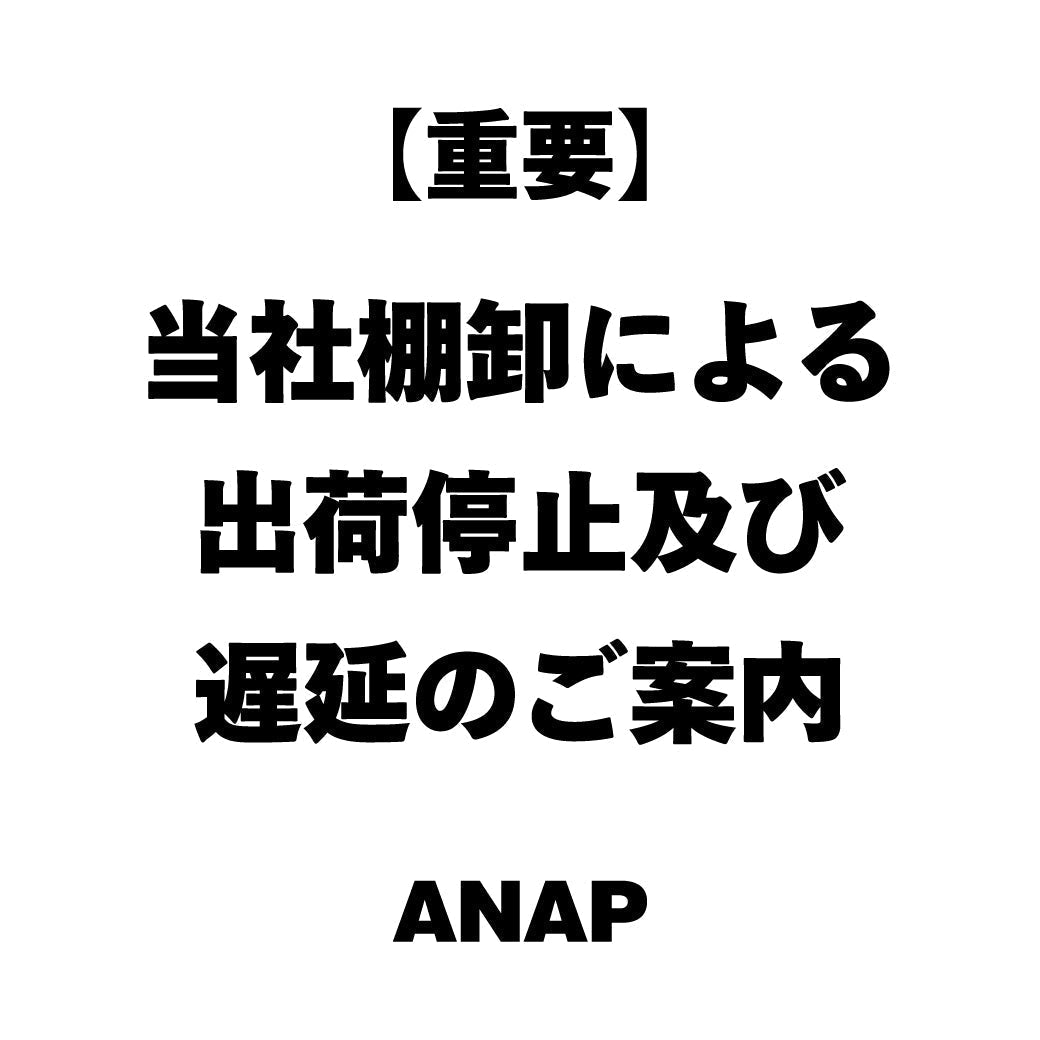 【重要】当社棚卸による出荷停止及び遅延のご案内