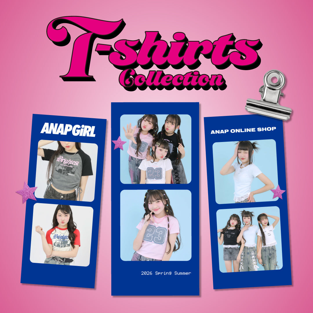 【3/19(木)10:00~】ANAP GiRL 3月入荷Tシャツ特集