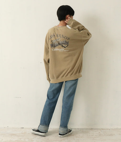 バック プリント スウェット 21997