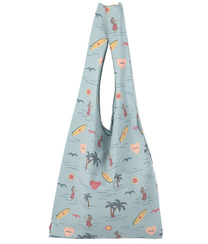 MIMPIロゴ入り総柄マルシェバッグ 859-5394