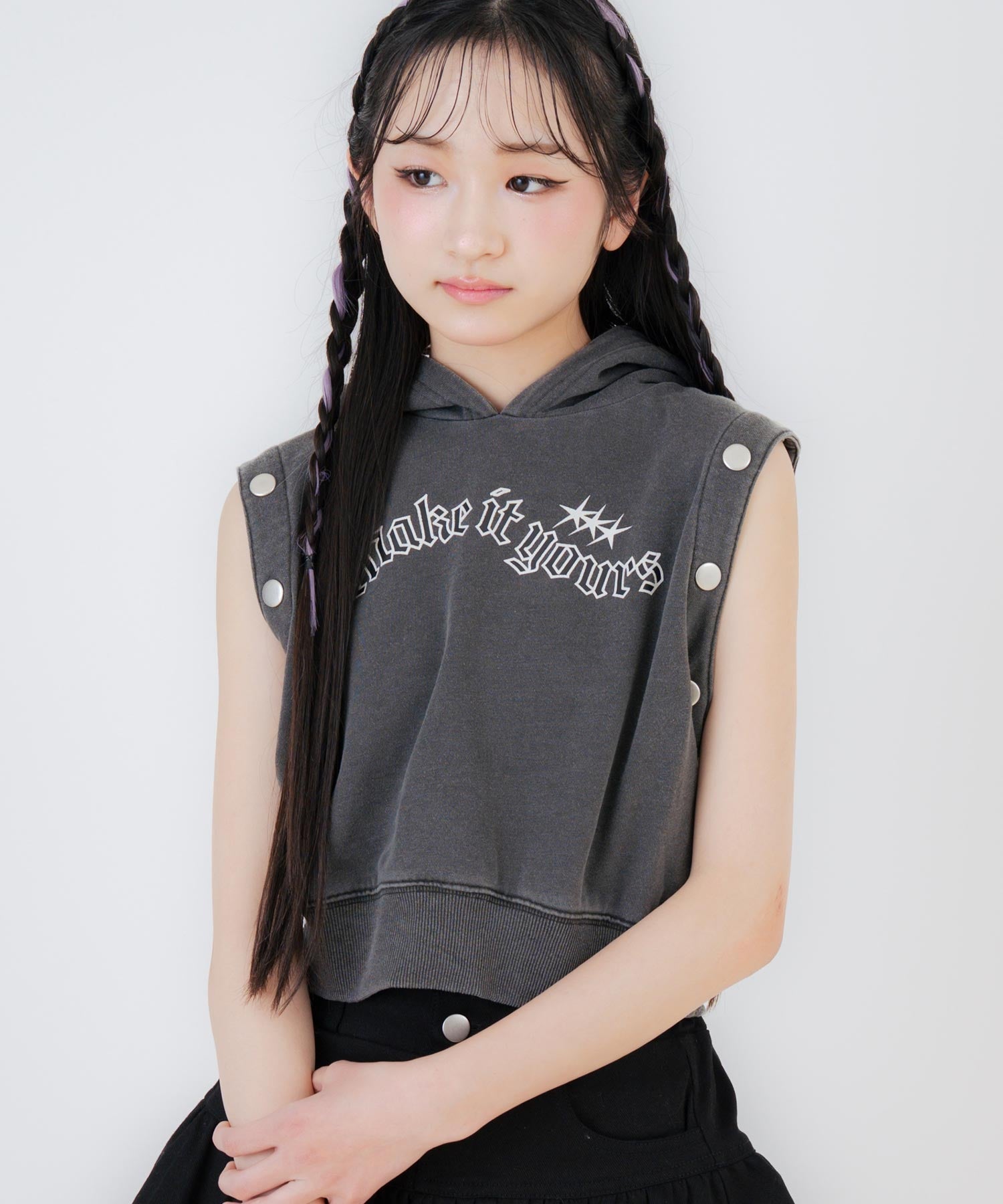 アッシュブラック/150cm(Sサイズ着用)