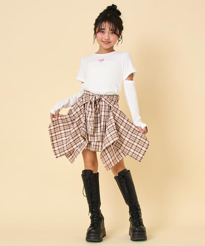 ベージュ(130サイズ着用/身長：約133cm)