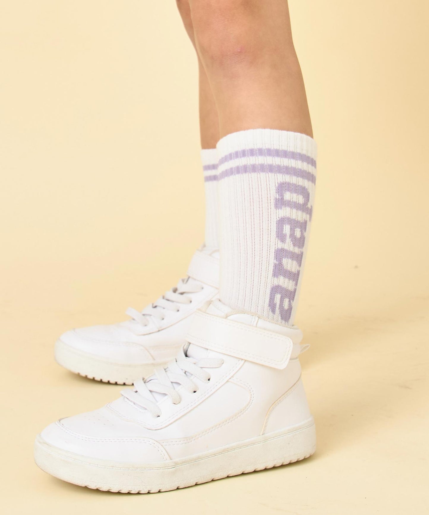 ライン入 ロゴ ソックス 429-3515