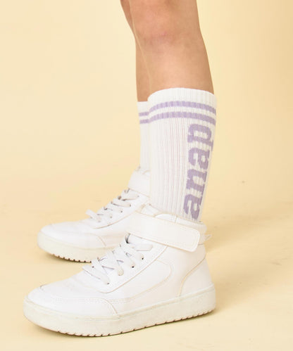 ライン入 ロゴ ソックス 429-3515