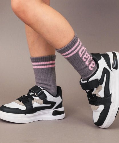 ライン入 ロゴ ソックス 429-3515