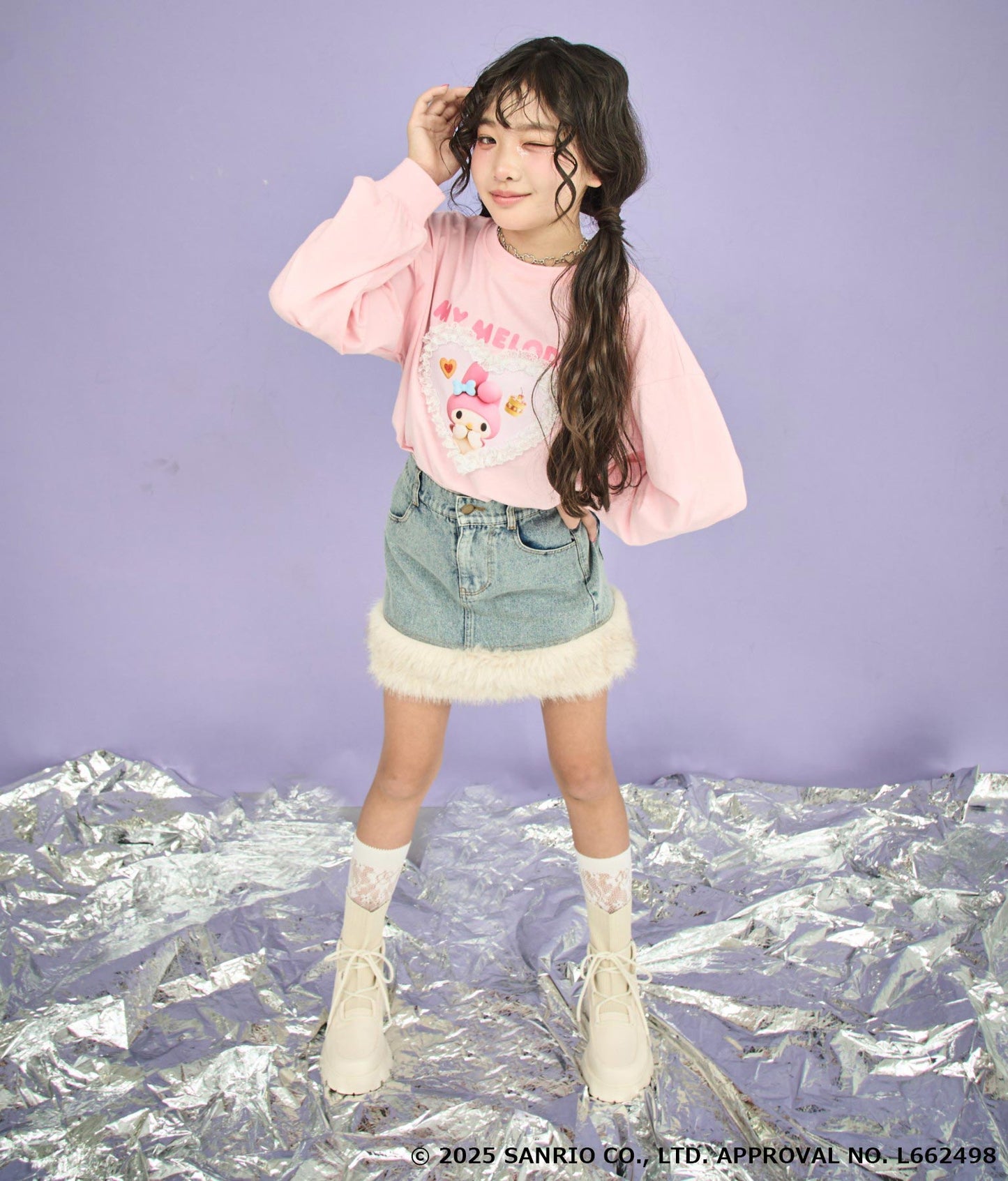 ライトピンク/143cm(Sサイズ着用)