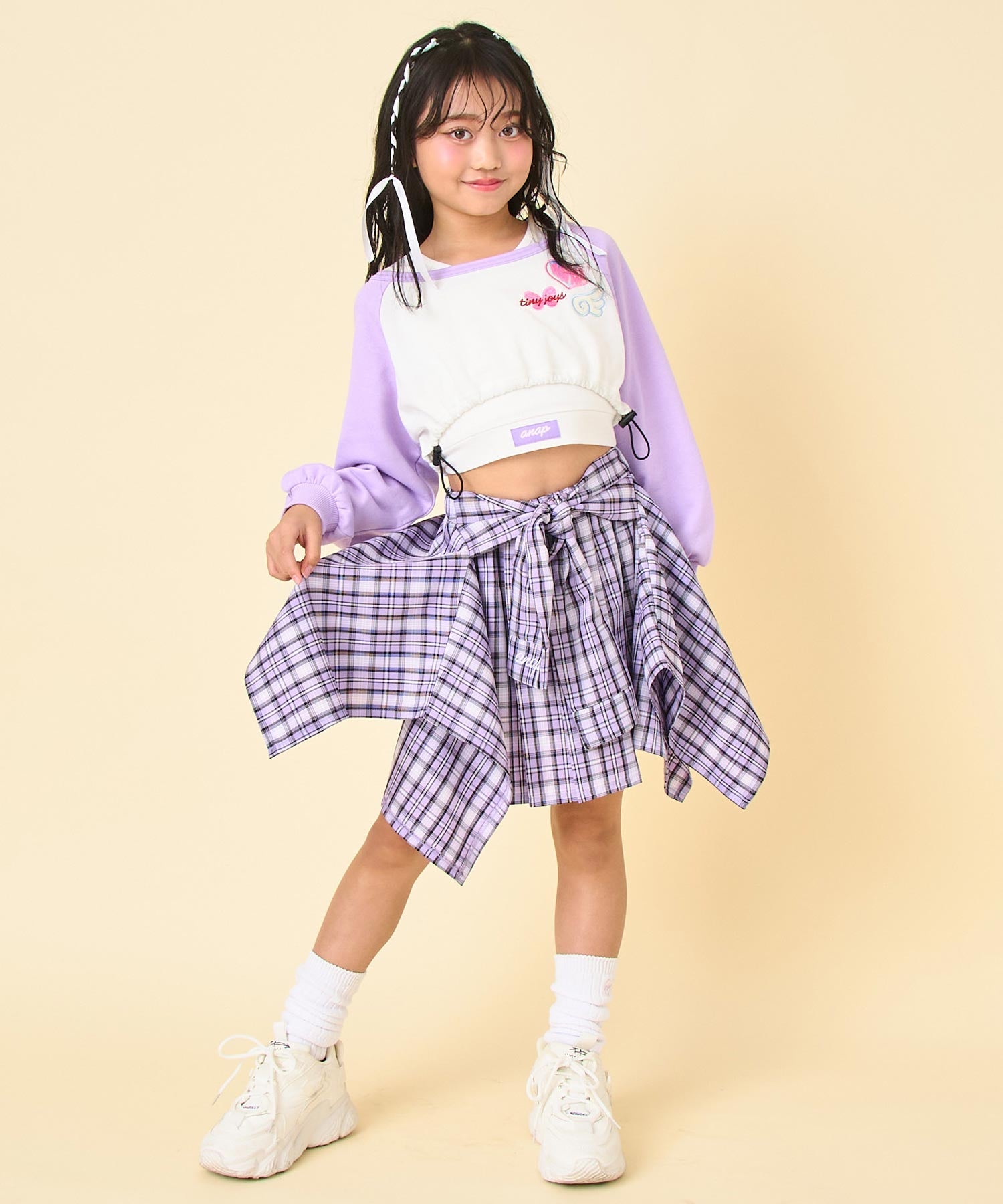 腰巻風 チェック スカート 421-3565 – ANAP オンラインショップ