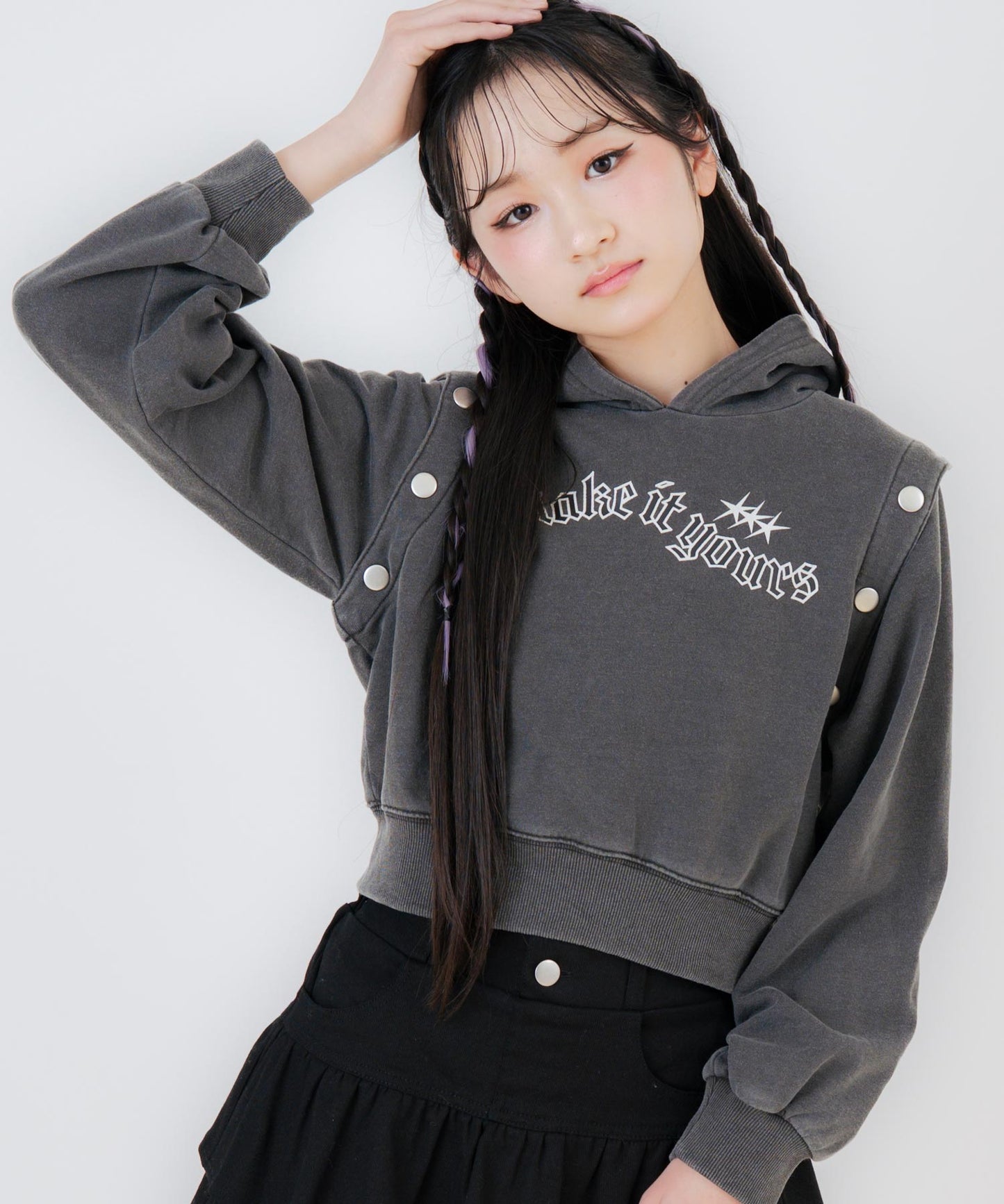 アッシュブラック/150cm(Sサイズ着用)