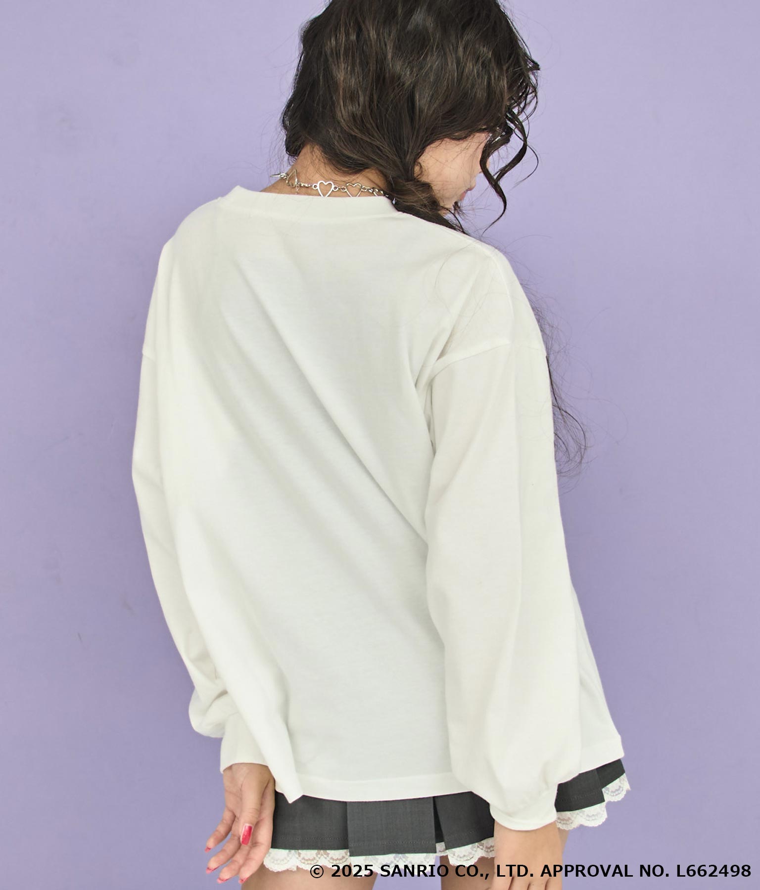 ホワイト/143cm(Sサイズ着用)