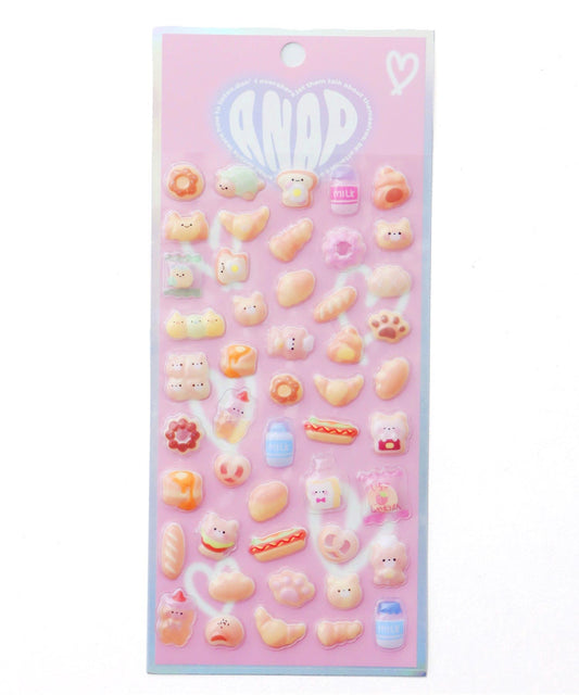 ぱんやさん ぷっくりシール 429-3638