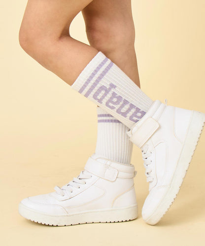 ライン入 ロゴ ソックス 429-3515