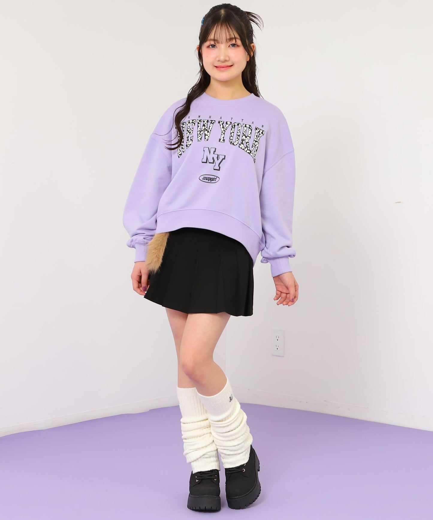 ラベンダー/145cm(Sサイズ着用)