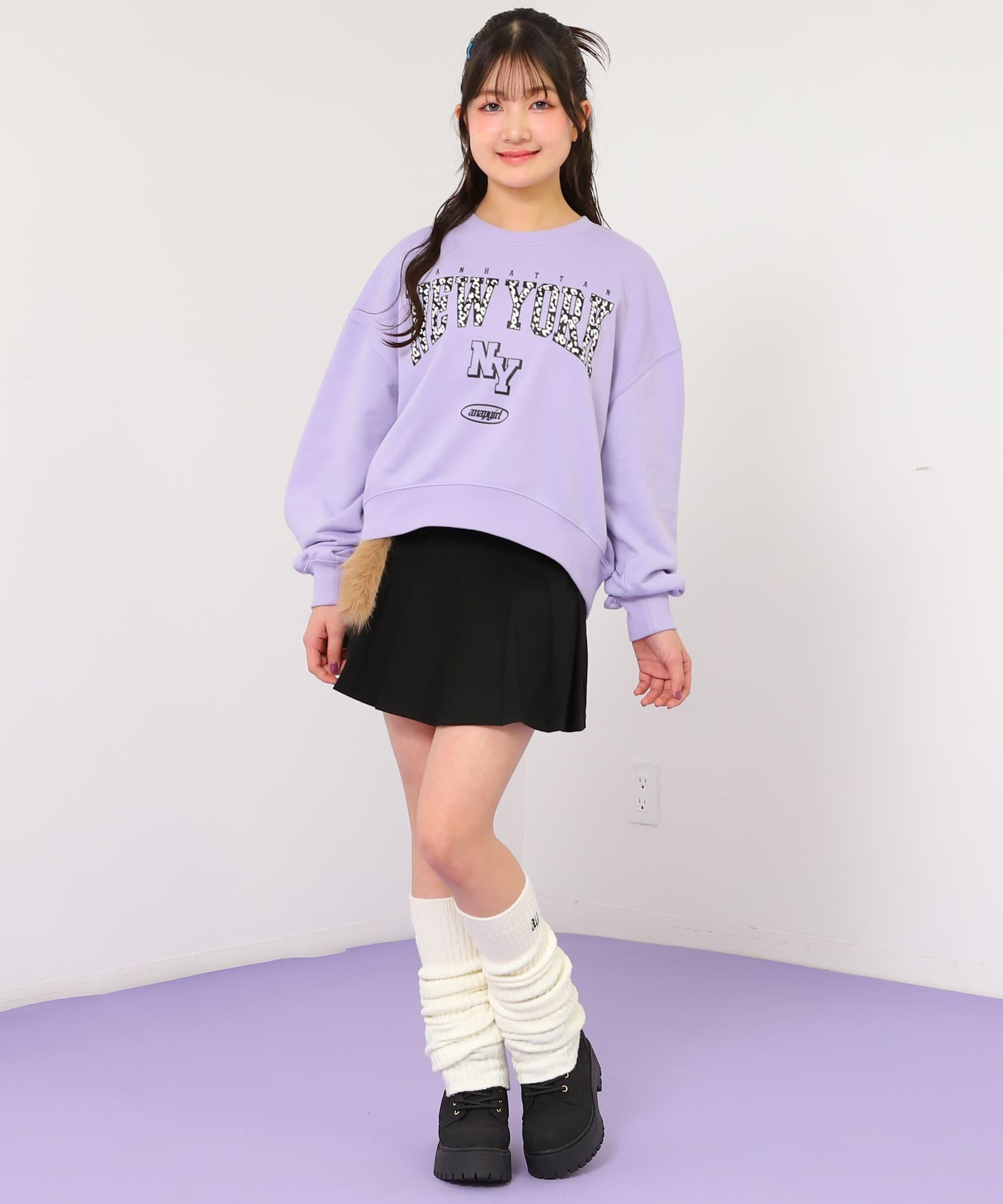 ラベンダー/145cm(Sサイズ着用)