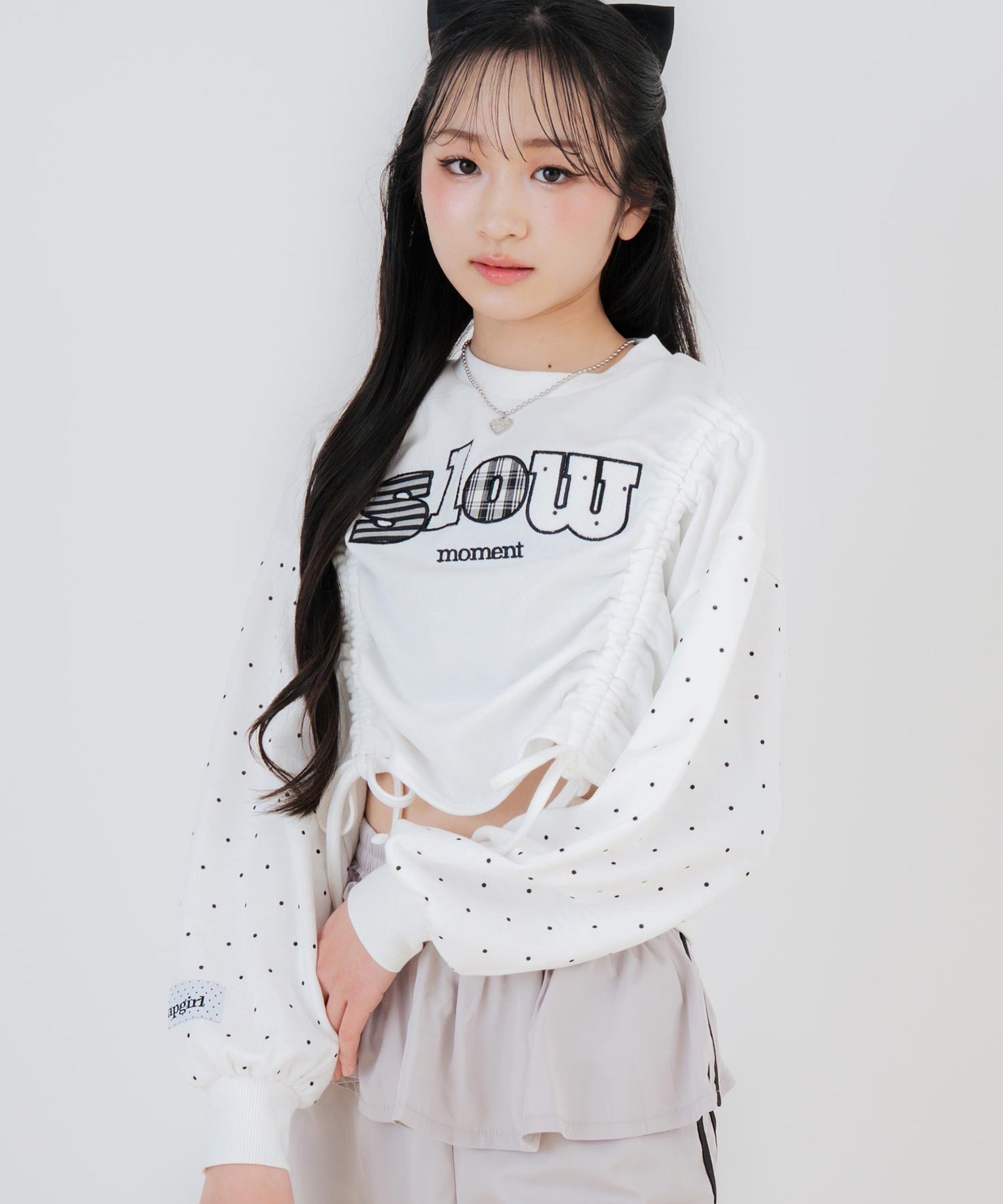 ホワイト/150cm(Sサイズ着用)
