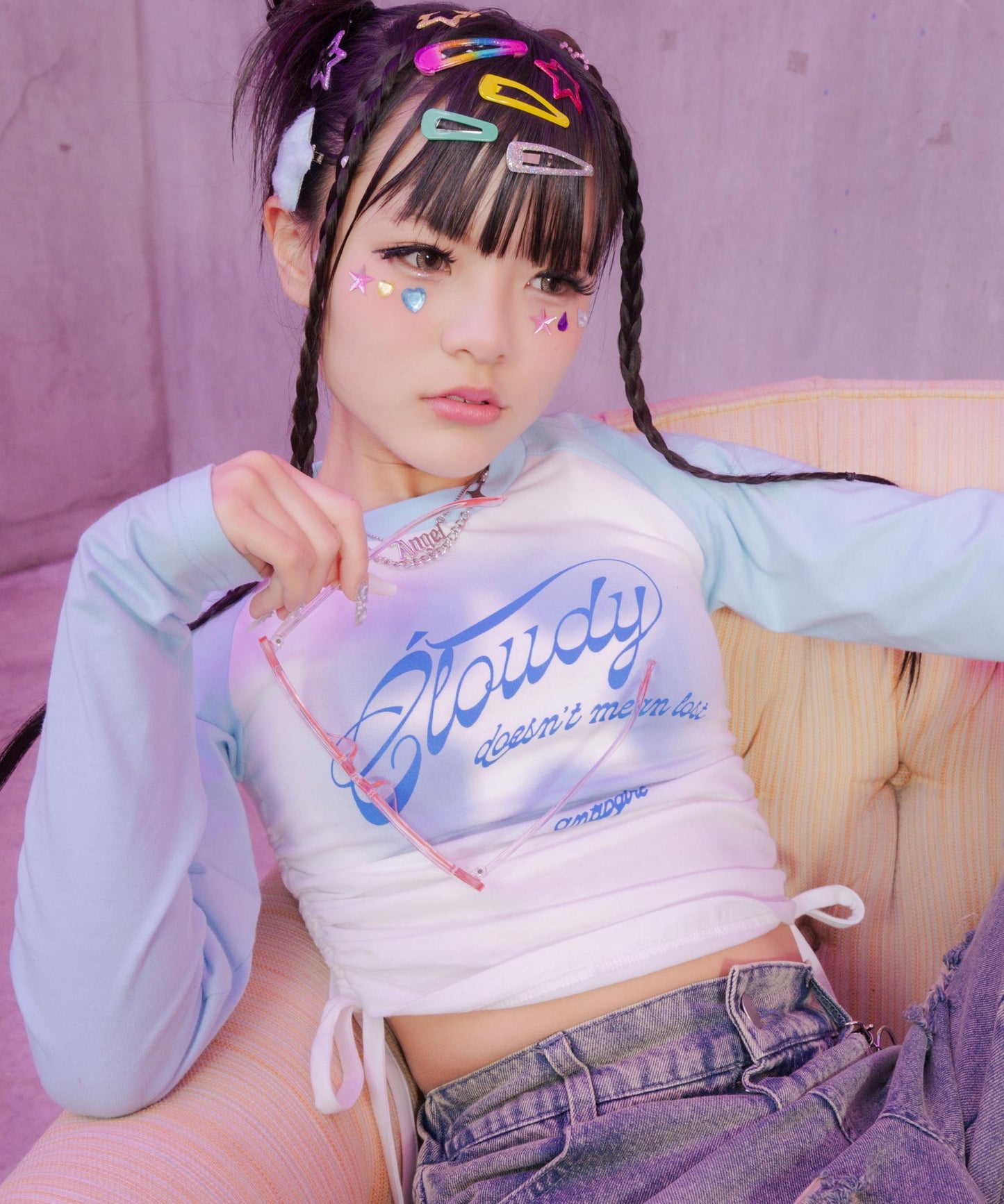 ライトブルー/146cm(Sサイズ着用)